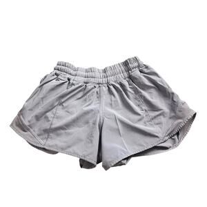 Lululemon athletica Hotty Hot 4" Smoky Gray Purple Running Shorts Size US 4 Tall